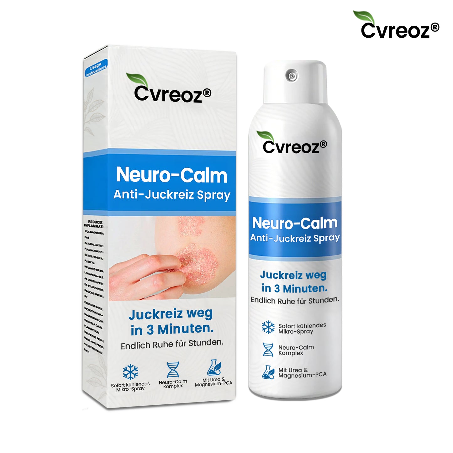 ✅Cvreoz® Neuro-Calm Anti-Juckreiz Akut-Spray – Stoppt Juckreiz sofort(offer)