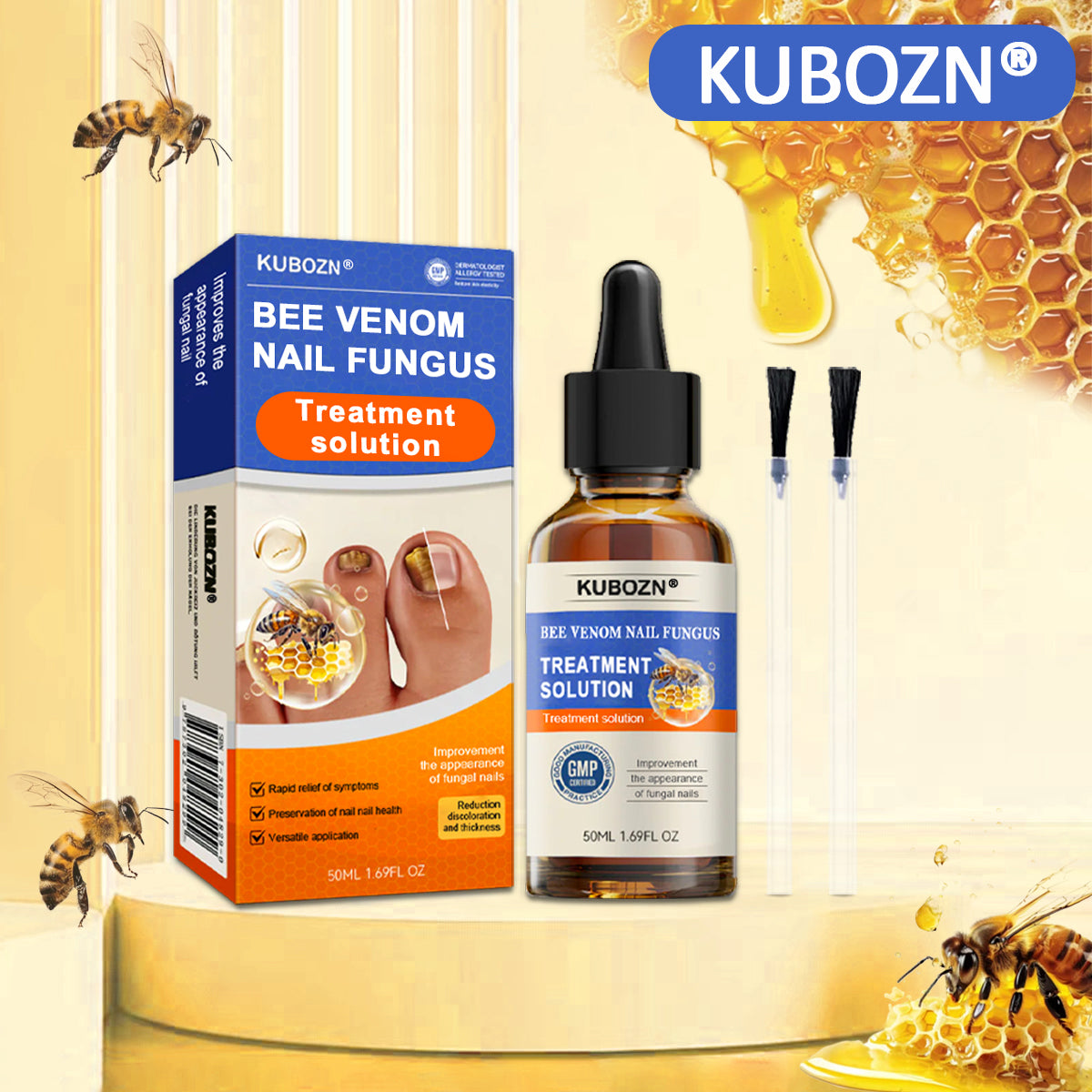 KUBOZN® 👣 Bienengift Nagelpilz-Behandlungslösung 👣 (offer)