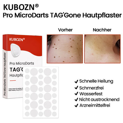 KUBOZN® Pro MicroDarts TAG'Gone Hautpflaster zur Skin-Tag-Entfernung (offer)