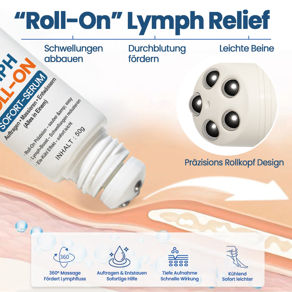 ⚡KUBOZN® Roll-On Creme zur Lymphdrainage & Schwellungslinderung