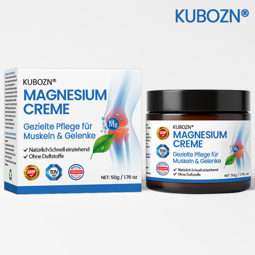KUBOZN® Magnesium Creme – Spürbare Pflege & Entlastung für Muskeln & Gelenke | Hergestellt in Deutschland (offer)