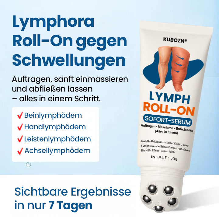 ⚡KUBOZN® Roll-On Creme zur Lymphdrainage & Schwellungslinderung